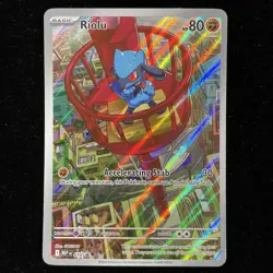 Riolu ME Promo 010 Pokemon TCG Mega Evolution Promo LP Holo Collectible Card - Image 1