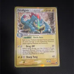 2006 Pokemon Feraligatr Delta Species Dragon Frontiers Holo Rare 2/101 Card - Image 1