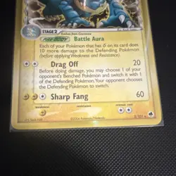 2006 Pokemon Feraligatr Delta Species Dragon Frontiers Holo Rare 2/101 Card - Image 5