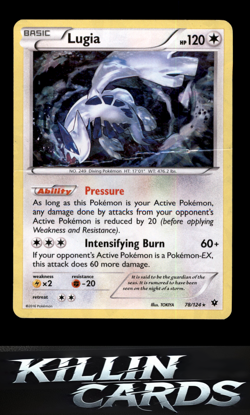 Lugia - 78/124 (XY Fates Collide) 078/124 Pokemon Holo Rare Deck Exclusives Card - Image 1