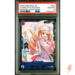 PSA 10 Charlotte Pudding OP08-067 R OPCG Promo - ONE PIECE Card Game 2024 #YDK - Image 1