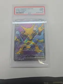 Alakazam ex - 188/165 - Pokemon 151 Full Art Ultra Rare Card PSA 9 - Image 2