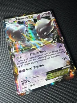 Mewtwo EX 61/162 Breakthrough Holo Rare 2015 Pokemon Card NM/MINT - Image 3