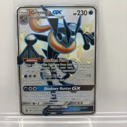 Greninja GX SV56/SV94 Hidden Fates Full Art Pokemon Card NM - Image 1