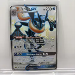 Greninja GX SV56/SV94 Hidden Fates Full Art Pokemon Card NM - Image 2