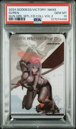 2024 GODDESS OF VICTORY: NIKKE GUN GIRL METAL CARD COLL VOL.2 GUREN PSA 10 - Image 1