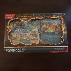 Pokemon Charizard EX Special Collection Box with Promos and Jumbo Card - Image 1