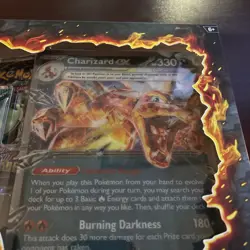Pokemon Charizard EX Special Collection Box with Promos and Jumbo Card - Image 3