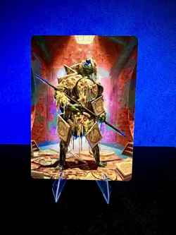 Commander's Plate 50/54 - Art Series - Teenage Mutant Ninja Turtles MTG Art Card - Image 1