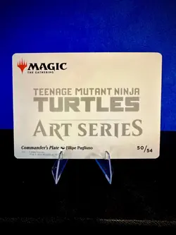Commander's Plate 50/54 - Art Series - Teenage Mutant Ninja Turtles MTG Art Card - Image 2