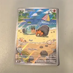 Pokemon TCG Dwebble 129/086 70 HP Basic Bug Holo Card English 2025 - Image 1