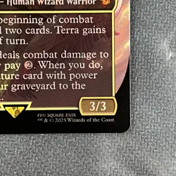 Terra, Herald of Hope 0212 Borderless Surge Foil Commander: FINAL FANTASY MTG - Image 5