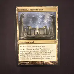 Nykthos, Shrine to Nyx Theros MTG Regular NM Magic The Gathering - Image 1