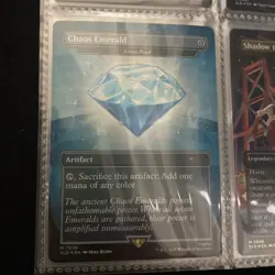 Chaos Emerald (7036) Foil - Lotus Petal - Sonic Secret Lair - Magic MTG NM - Image 1