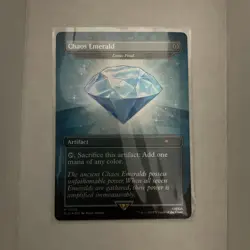 Chaos Emerald (7036) Foil - Lotus Petal - Sonic Secret Lair - Magic MTG NM - Image 2