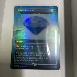 Chaos Emerald (7036) Foil - Lotus Petal - Sonic Secret Lair - Magic MTG NM - Image 3