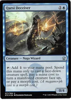 Qarsi Deceiver *FOIL Uncommon* Magic MtG x1 Dragons of Tarkir MP - Image 1