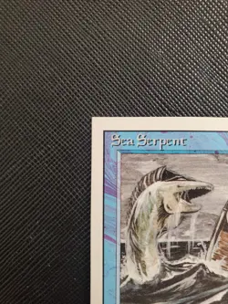 MTG Magic Miscut Misprint Oddity 4 Square Corners Sea Serpent Revised Edition NM - Image 3