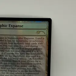 MTG SLD Secret Lair Drop Full Text Foil Terramorphic Expanse 585 - Image 3
