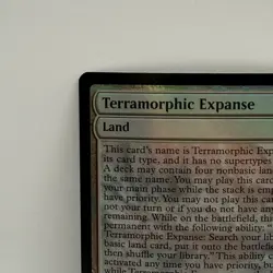 MTG SLD Secret Lair Drop Full Text Foil Terramorphic Expanse 585 - Image 4