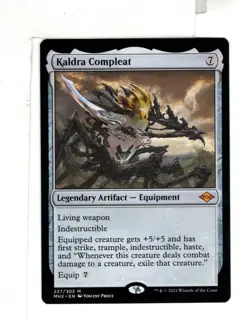 MTG SkeenAB Kaldra Compleat from Modern Horizons 2. NM. - Image 1
