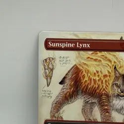 MTG Sunspine Lynx 0292 Borderless Extended Full Art Bloomburrow - Image 3