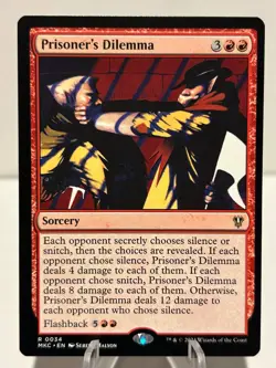 Prisoner's Dilemma 34 R Commander: Murders at Karlov Manor NM MTG - Image 1