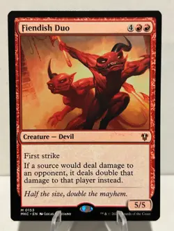 Fiendish Duo 153 M Commander: Murders at Karlov Manor NM MTG - Image 1
