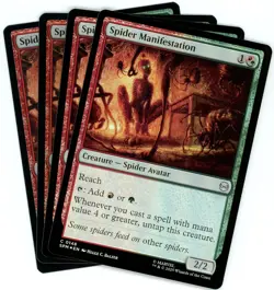 x4 Spider Manifestation (Foil) - 0148 - Marvel's Spider-Man - MTG - NM/M English - Image 1