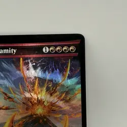 Invoke Calamity (Showcase) #384 (Foil) (NM) Kamigawa Neon Dynasty NEO Magic MTG - Image 2