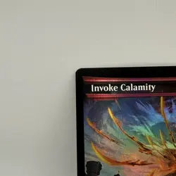 Invoke Calamity (Showcase) #384 (Foil) (NM) Kamigawa Neon Dynasty NEO Magic MTG - Image 3