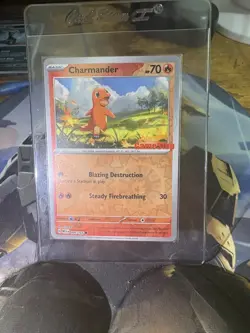 Pokemon Charmander Exclusive GameStop Promo Card Reverse Holo - Image 1