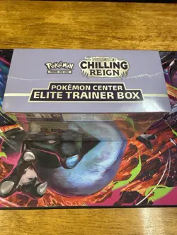 Pokemon Center Chilling Reign Shadow Rider Calyrex ETB Error Elite Trainer Box - Image 4
