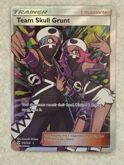 Pokemon TCG Trainer Team Skull Grunt Supporter Card # 149/149 2017 Sun And Moon - Image 1