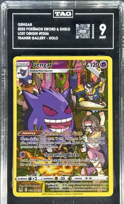 Pokemon Lost Origin ** GENGAR ** TG06/TG30 Trainer Gallery - Holo 💎TAG 9 💎 - Image 1