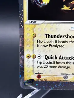 2003 Electabuzz ex 97/109 Ruby and Sapphire Holo Rare Basic Pokemon Vintage LP - Image 3