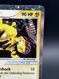 2003 Electabuzz ex 97/109 Ruby and Sapphire Holo Rare Basic Pokemon Vintage LP - Image 4