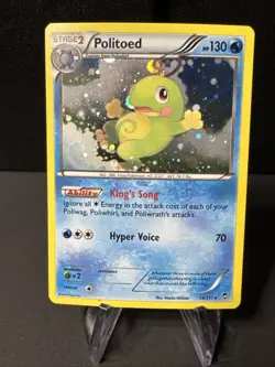 Pokemon TCG - Politoed - 18/111 - Cosmos Holo Swirl - XY: Furious Fists - Image 1