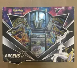 Pokemon Arceus V Figure Collection Box Cosmic Eclipse Pack Factory Sealed Damage 820650850165 - Image 1