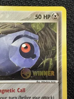 Pokemon TCG Beldum Promo Black Star 022 2004 Winner Stamped Vintage Card - Image 3