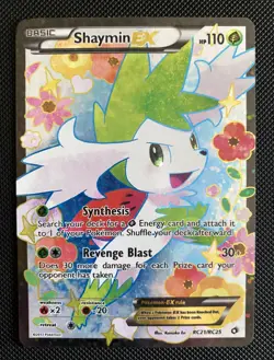 Pokemon Shaymin EX Full Art Legendary Treasures Radiant Collection RC21/RC25 NM - Image 1