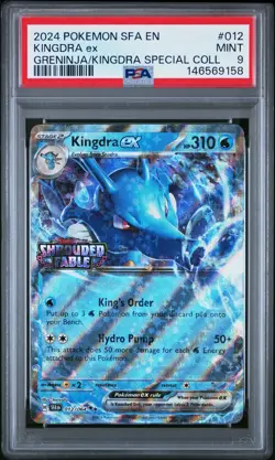 2024 POKEMON SFA EN-SHROUDED FABLE #012 KINGDRA EX PSA 9 - Image 1