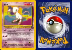 MEW 8 PROMO WIZARDS BLACK STAR PROMOS POKEMON LP - Image 1
