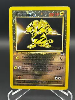 Electabuzz 2002 Winner Stamped #1 Reverse Holo Swirl Best Of Game WOTC Pokemon - Image 1