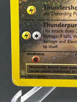 Electabuzz 2002 Winner Stamped #1 Reverse Holo Swirl Best Of Game WOTC Pokemon - Image 4