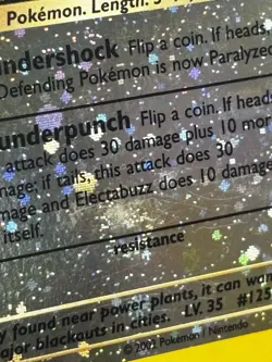 Electabuzz 2002 Winner Stamped #1 Reverse Holo Swirl Best Of Game WOTC Pokemon - Image 5