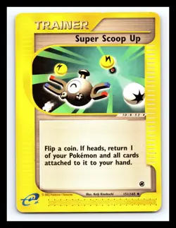 💥 SUPER SCOOP UP 2002 Pokemon Vintage # 115/165 Expedition E-Reader Non Holo - Image 1