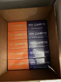 Pokemon Sun & Moon Base ETB SM01 Elite Trainer Box Case of 10x Sealed ETBs - Image 2