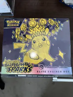 Pokemon TCG Surging Sparks Pokemon Center ETB Elite Trainer Box Sealed - Image 1