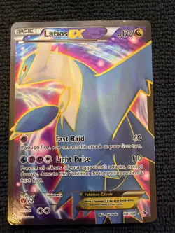 Pokemon Latios EX TCG Full Art Ultra Rare Holo Card Roaring Skies 101/108 - Image 1